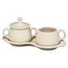Linen 4-Piece Sugar Bowl and Creamer Set with Tray|Fiesta Factory Direct Online