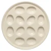 Linen Round Egg Serving Platter 11 1/4 Inch|Fiesta Factory Direct New