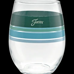 Mixed Aegean 15 oz. Edgeline Stemless Wine – Set of 4|Fiesta Factory Direct Outlet