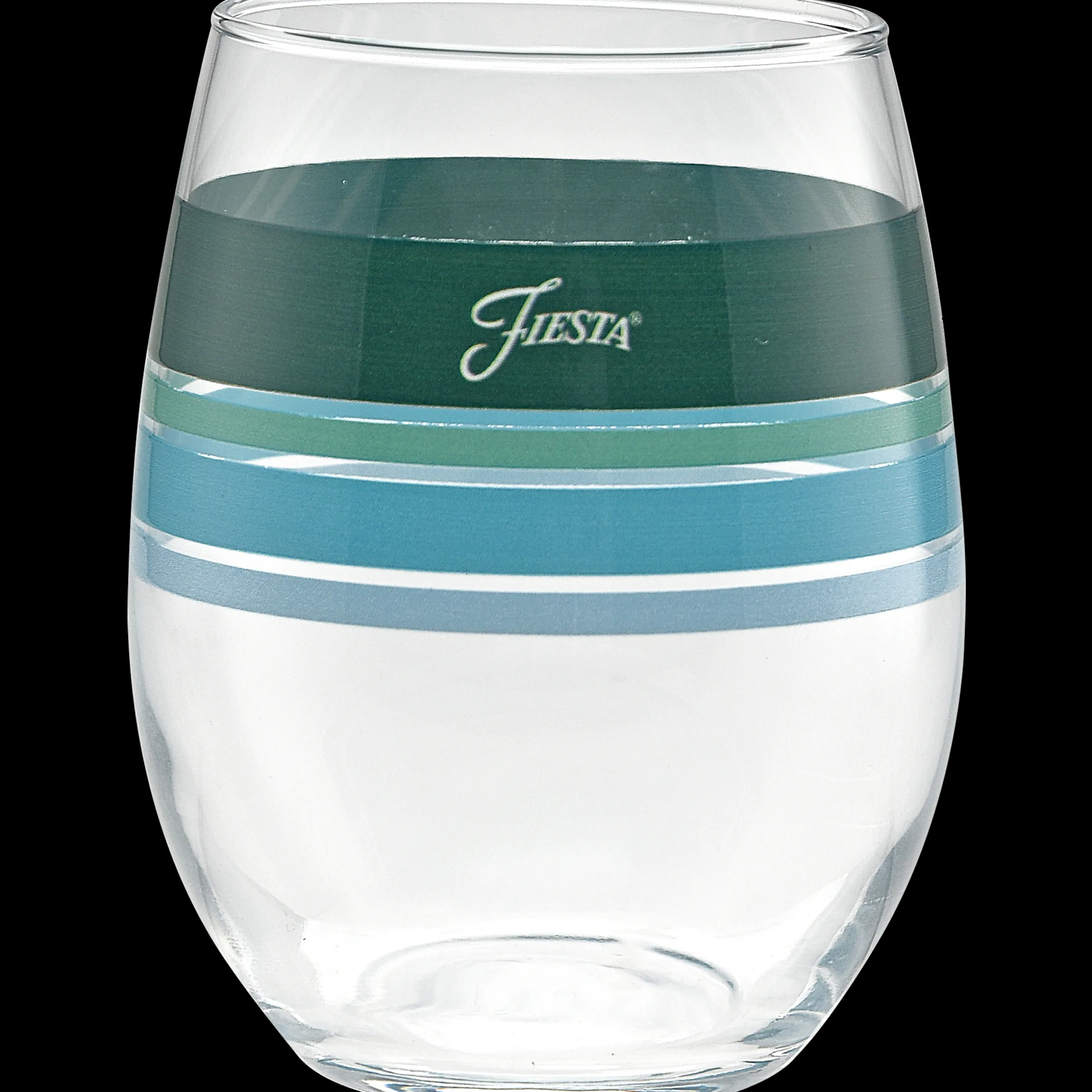 Mixed Aegean 15 oz. Edgeline Stemless Wine – Set of 4|Fiesta Factory Direct Outlet