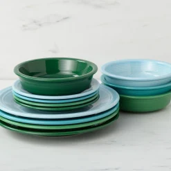Mixed Aegean Classic Rim 12-Piece Dinnerware Set, Service for 4|Fiesta Factory Direct Hot