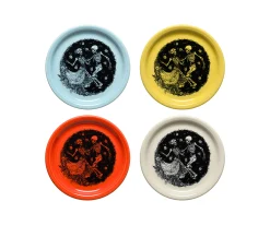 Mixed Skeleton Duet Bistro Coupe 9 Inch Luncheon Plate, Set of 4|Fiesta Factory Direct Hot