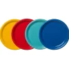 Mixed Vibrant Bistro Coupe 10 1/2 Inch Dinner Plate, Set of 4|Fiesta Factory Direct