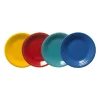 Mixed Vibrant Classic Rim 7 1/4 Inch Salad Plate, Set of 4|Fiesta Factory Direct Hot