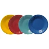 Mixed Vibrant Classic Rim 9 Inch Luncheon Plate, Set of 4|Fiesta Factory Direct Clearance