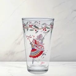 Nutcracker The Ballerina 16 oz. Cooler Glass - Set of 4|Fiesta Factory Direct New