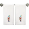 Nutcracker The Guardian Embroidered Hand Towel Set of 2|Fiesta Factory Direct Best