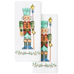 Nutcracker The Guardian Holiday Holly Sprig Kitchen Towel Set|Fiesta Factory Direct