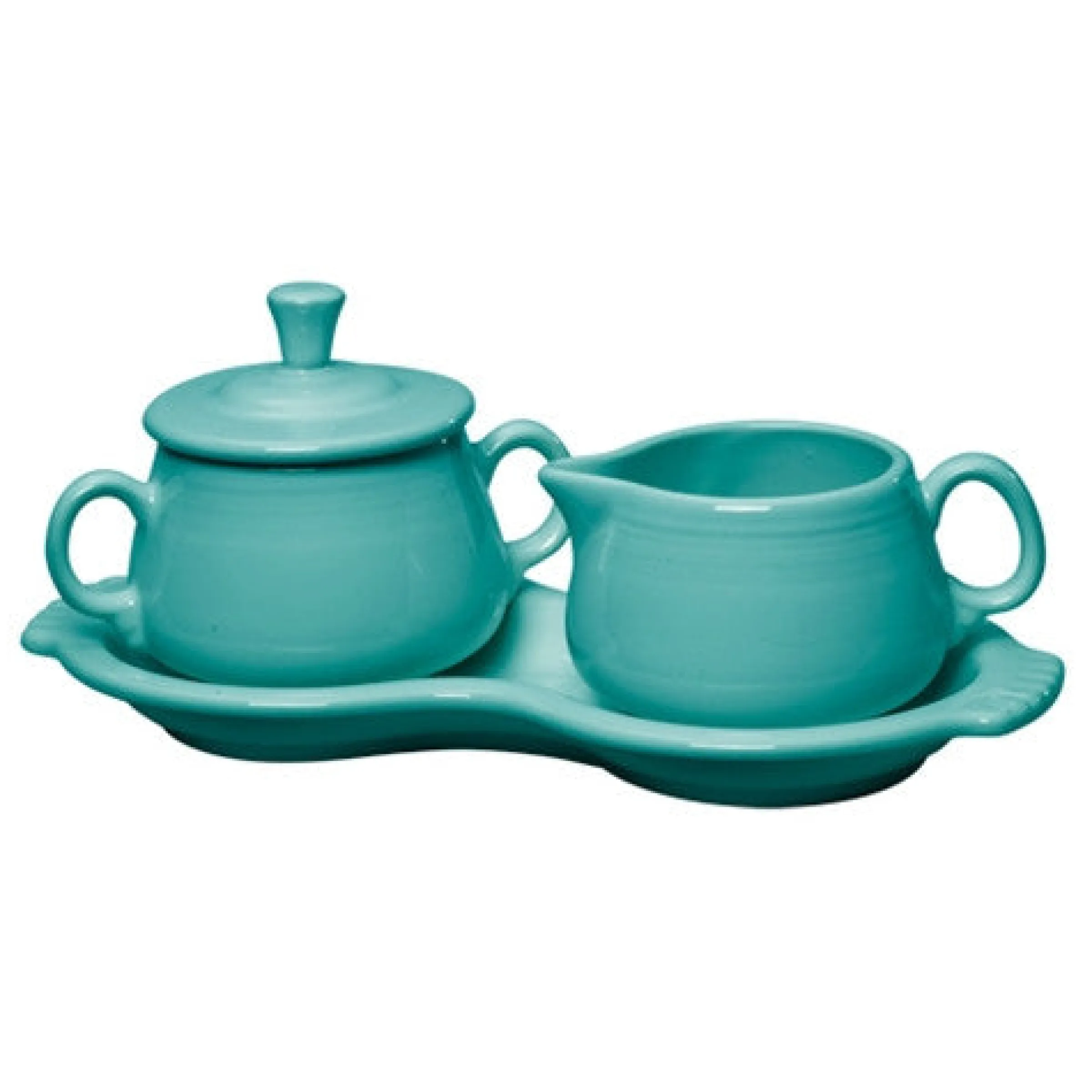 4-Piece Sugar Bowl and Creamer Set with Tray|Fiesta Factory Direct Clearance