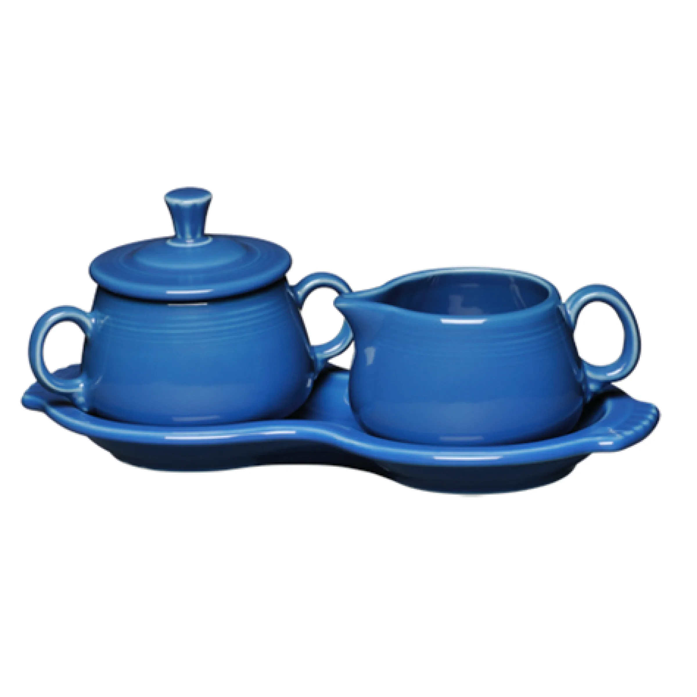 4-Piece Sugar Bowl and Creamer Set with Tray|Fiesta Factory Direct Clearance