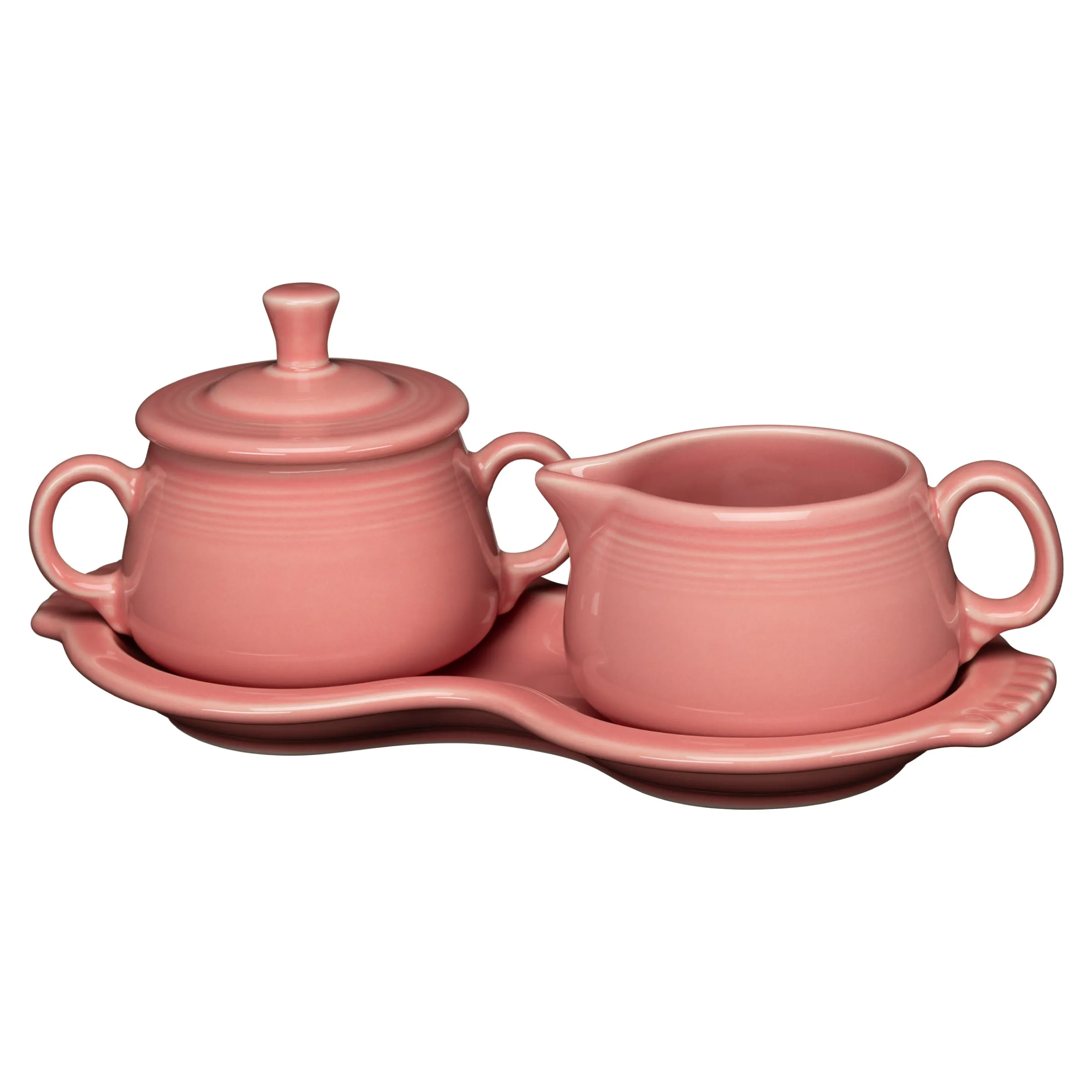 4-Piece Sugar Bowl and Creamer Set with Tray|Fiesta Factory Direct Clearance