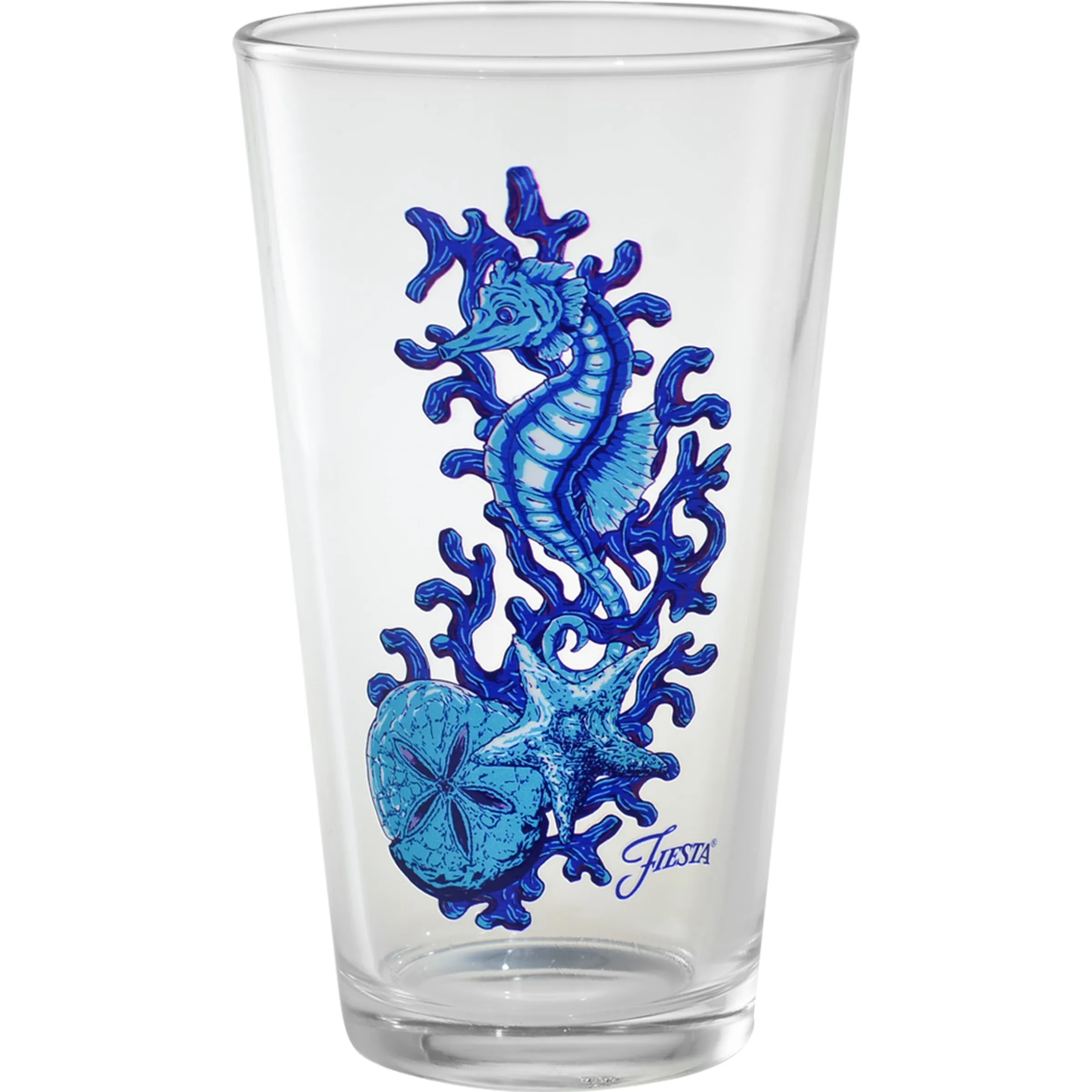 Retired 16 oz. Fiesta® Coastal Seahorse Cooler – Set of 4|Fiesta Factory Direct Sale