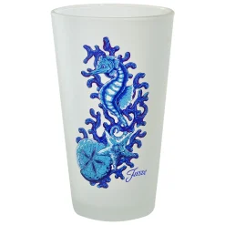 Retired 16 oz. Fiesta® Coastal Seahorse Frosted Cooler – Set of 4|Fiesta Factory Direct Best