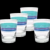 Retired 15 oz. Fiesta® Edgeline Coastal Tapered Double Old Fashion – Set of 4|Fiesta Factory Direct New