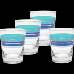Retired 15 oz. Fiesta® Edgeline Coastal Tapered Double Old Fashion – Set of 4|Fiesta Factory Direct New