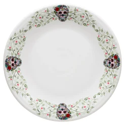 Retired Chop Plate SKULL AND VINE Sugar Border|Fiesta Factory Direct Online