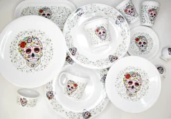 Retired Chop Plate SKULL AND VINE Sugar Border|Fiesta Factory Direct Online