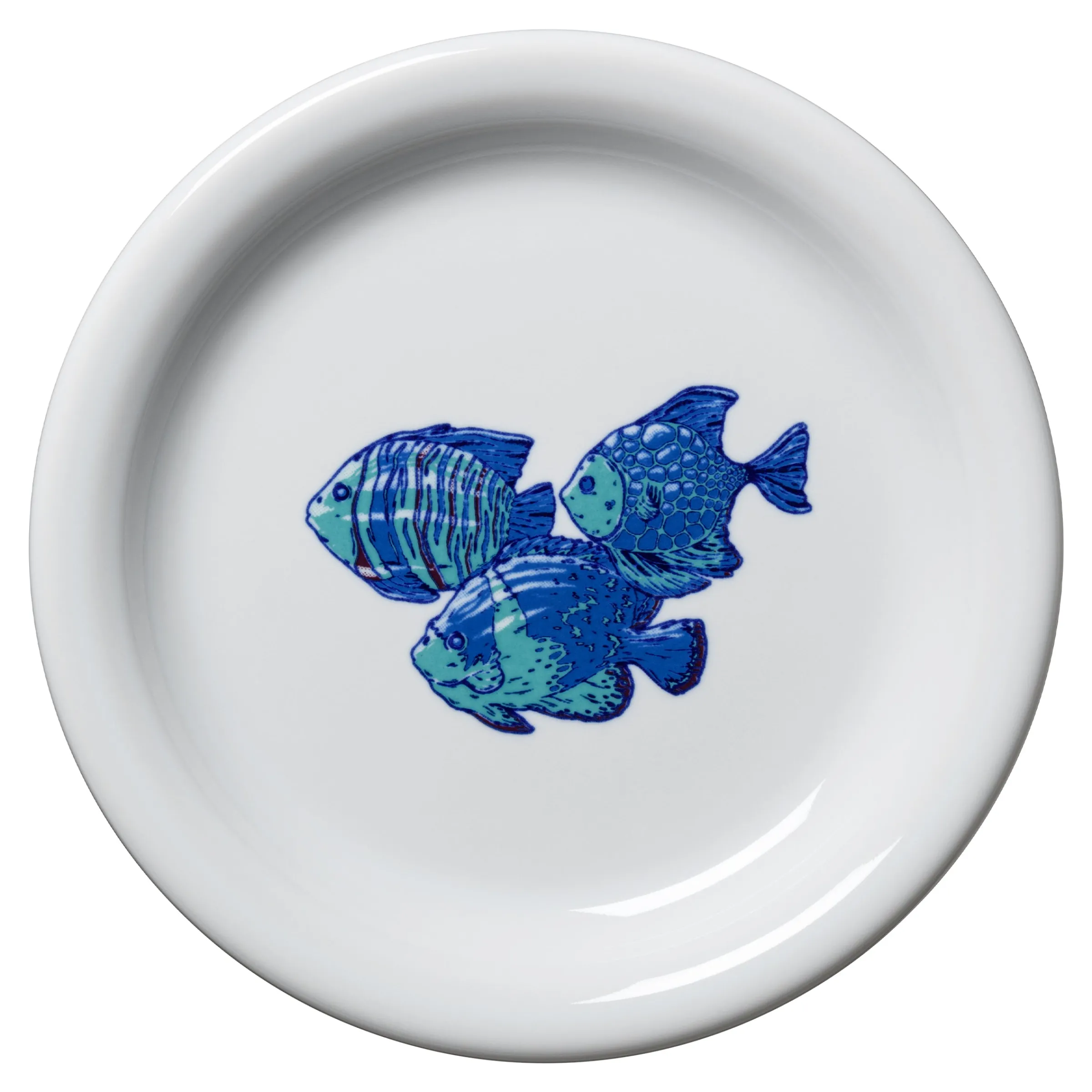 Retired Coastal Fish Bistro Coupe 6 1/4 Inch Appetizer Plate|Fiesta Factory Direct Online