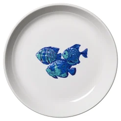Retired Coastal Fish Coupe 8 1/2 Inch Luncheon Bowl 26 OZ|Fiesta Factory Direct Outlet