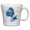 Retired Coastal Seahorse 15 OZ Tapered Mug|Fiesta Factory Direct Hot