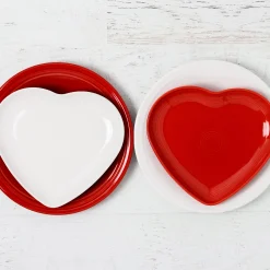 Retired Fiesta 9 Inch Heart Shaped Plate|Fiesta Factory Direct Clearance