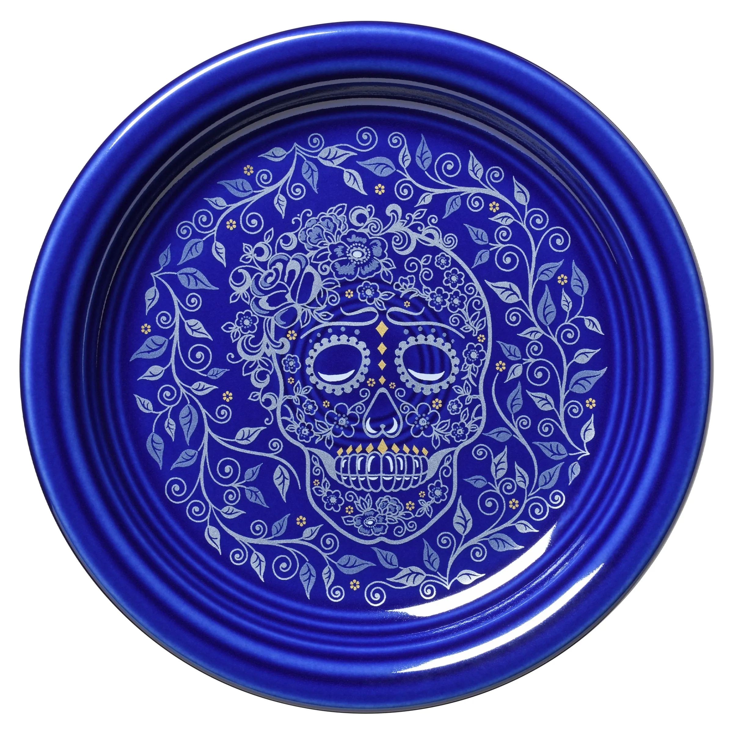 Retired SKULL AND VINE TWILIGHT Bistro Coupe 6 1/4 Inch Appetizer Plate|Fiesta Factory Direct Clearance
