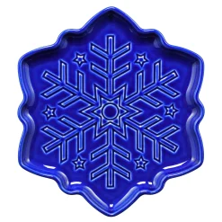 Retired Snowflake Shaped Plate 9 Inch|Fiesta Factory Direct Sale