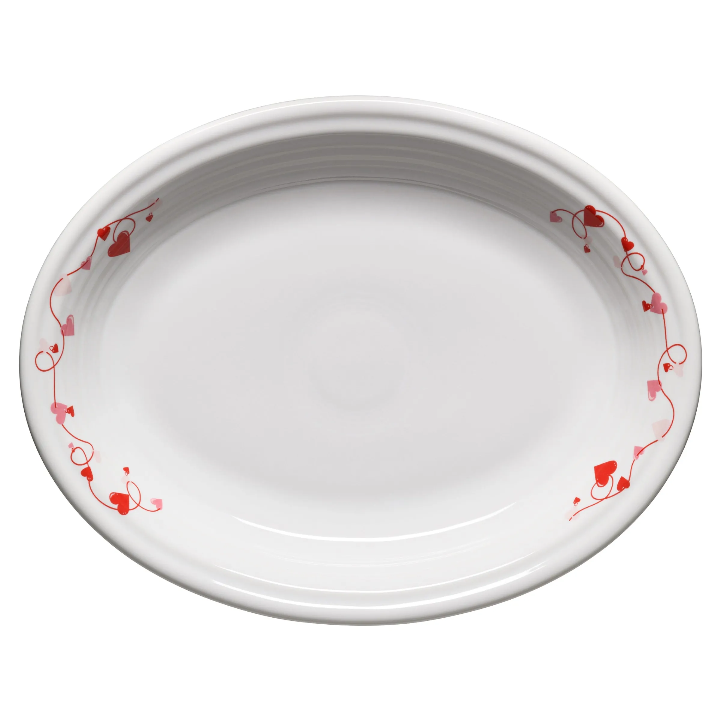 Retired Valentine 11 5/8 Inch Medium Oval Serving Platter|Fiesta Factory Direct