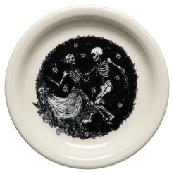 Skeleton Duet Linen Bistro Coupe 6 1/4 Inch Appetizer Plate|Fiesta Factory Direct