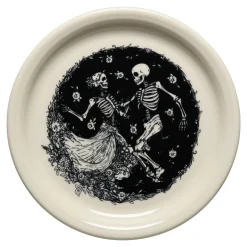 Skeleton Duet Linen Bistro Coupe 9 Inch Luncheon Plate|Fiesta Factory Direct Best