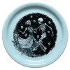 Skeleton Duet Sky Bistro Coupe 9 Inch Luncheon Plate|Fiesta Factory Direct Clearance