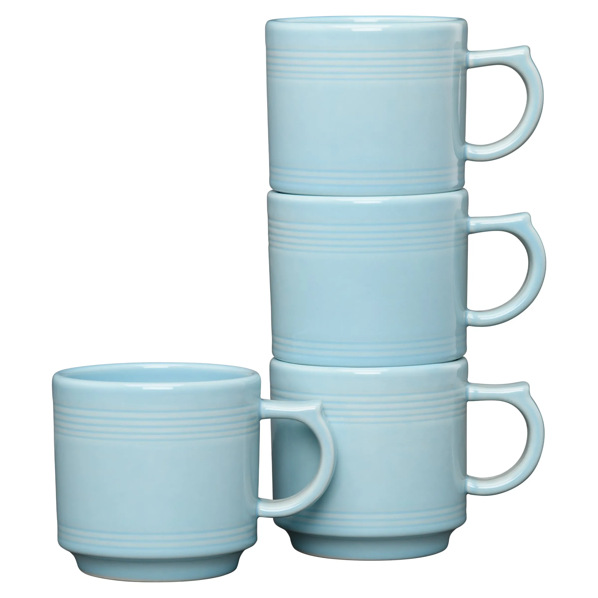 Sky 16 OZ Set of 4 Stackable Mug Set|Fiesta Factory Direct Sale