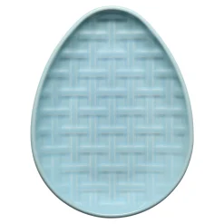 Sky Embossed Egg Shaped Plate 10 Inch|Fiesta Factory Direct Clearance