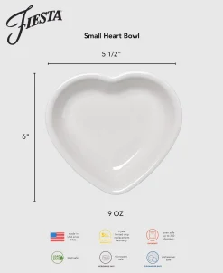 Sky Small Heart Bowl|Fiesta Factory Direct Best