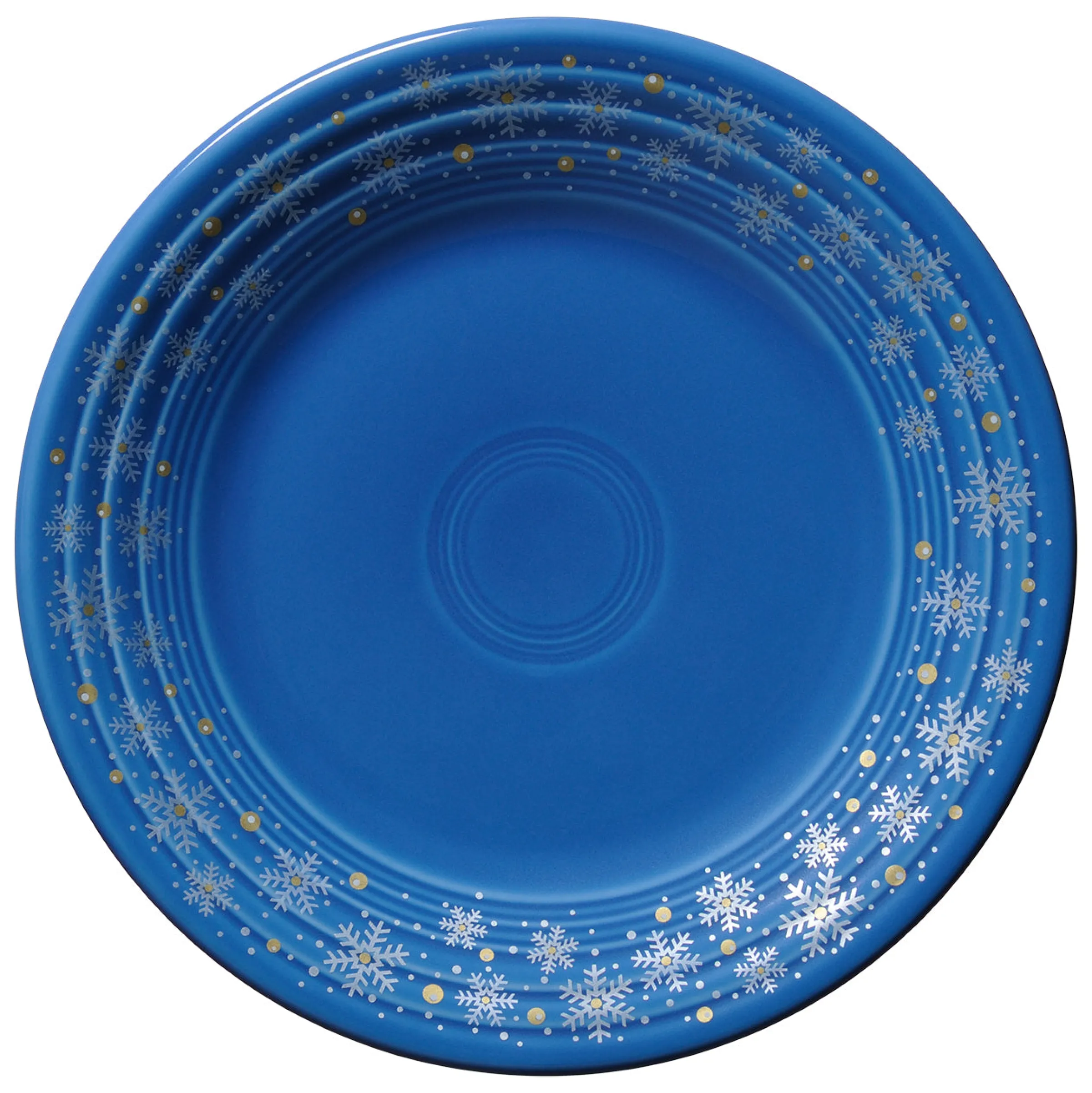 Snowflake Classic Rim 9 Inch Luncheon Plate|Fiesta Factory Direct New