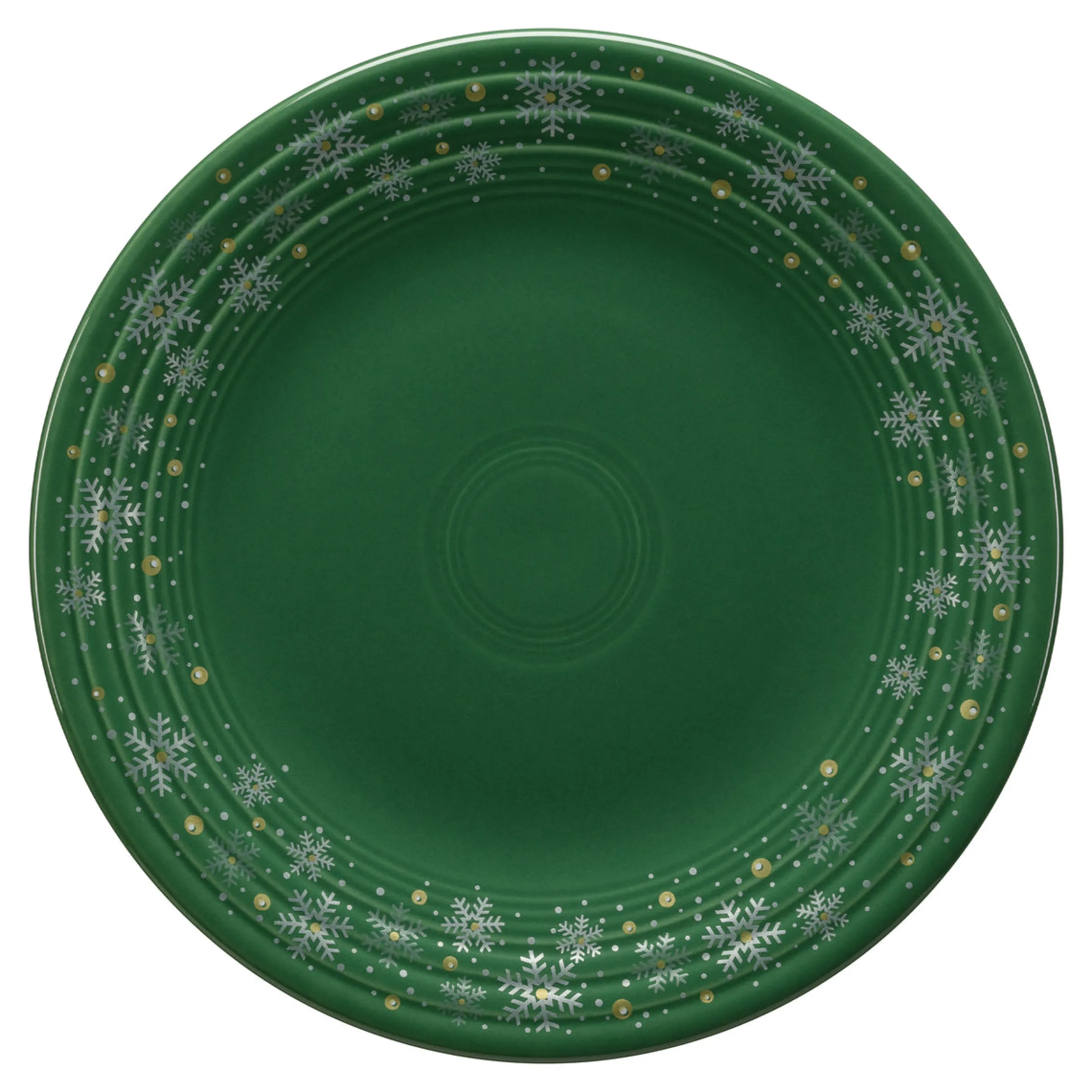 Snowflake Classic Rim 9 Inch Luncheon Plate|Fiesta Factory Direct New