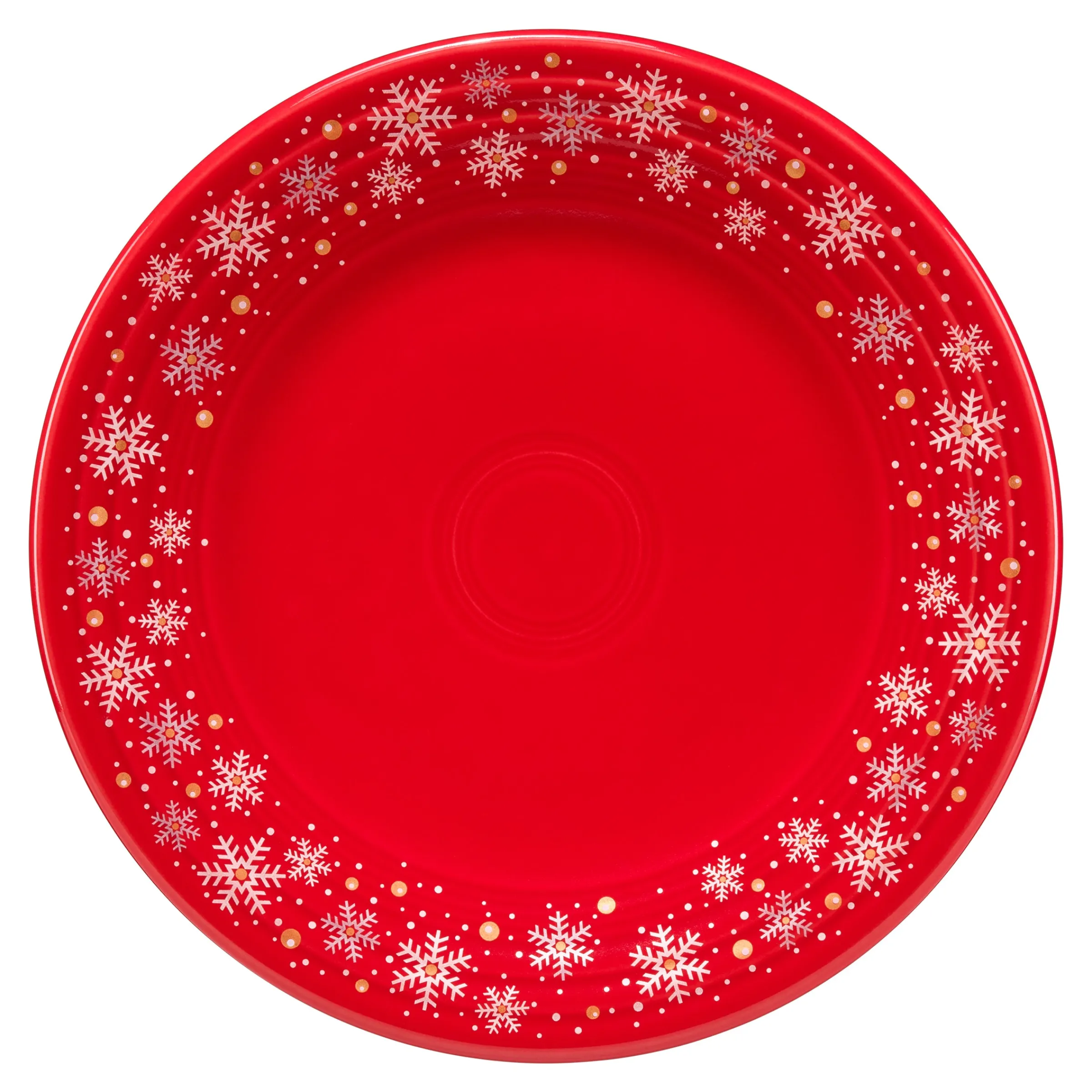 Snowflake Classic Rim 9 Inch Luncheon Plate|Fiesta Factory Direct New