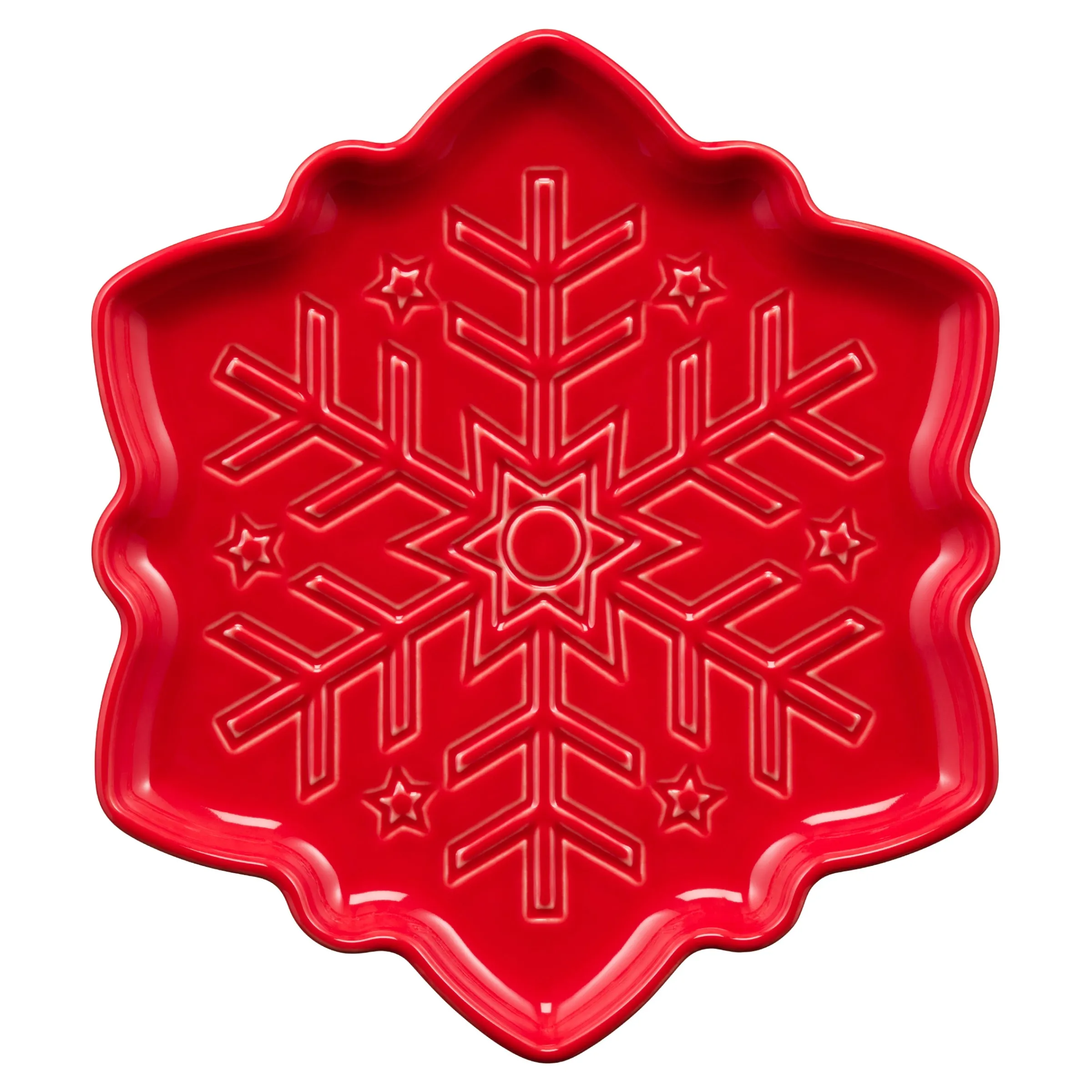 Snowflake Shaped Plate 9 Inch|Fiesta Factory Direct Hot