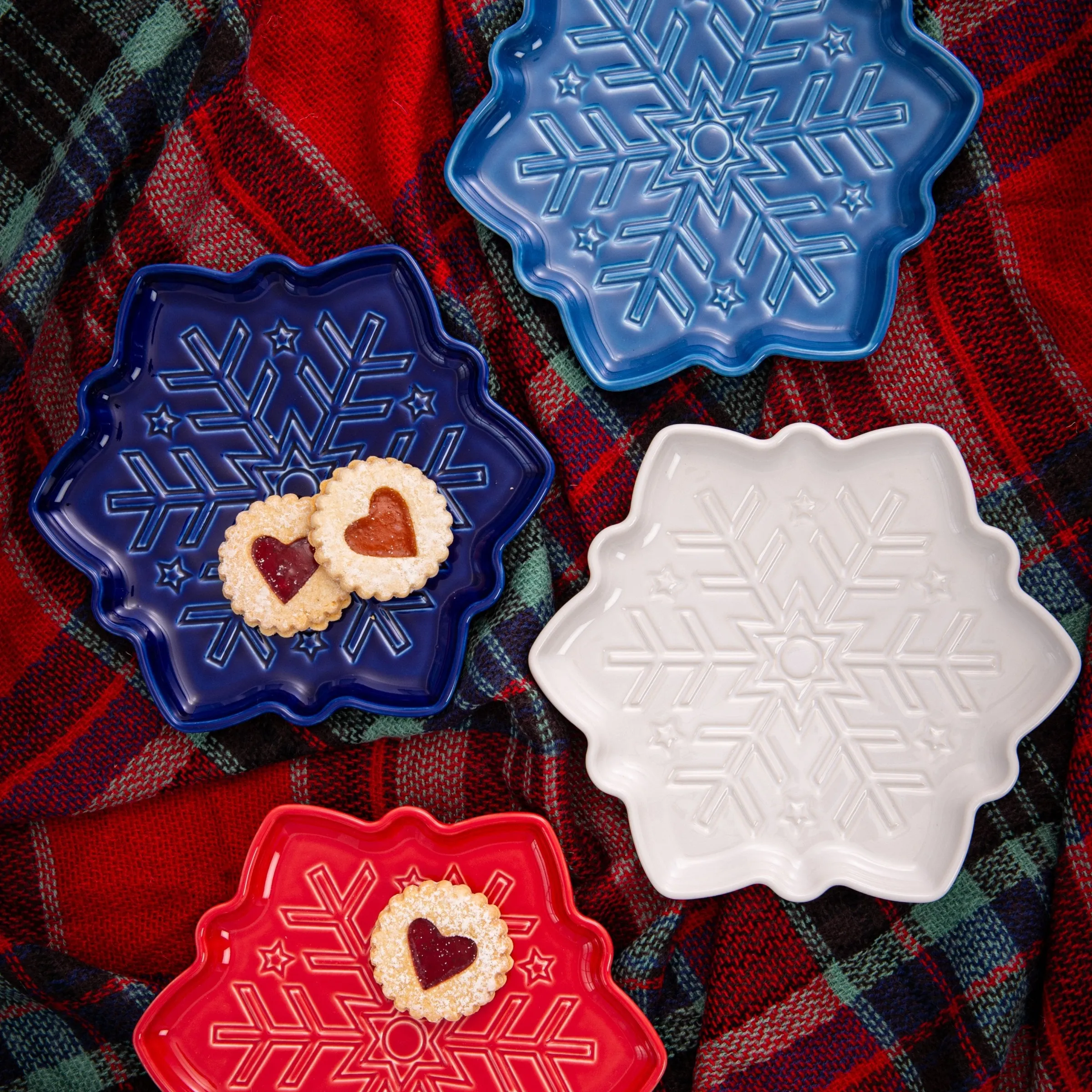 Snowflake Shaped Plate 9 Inch|Fiesta Factory Direct New