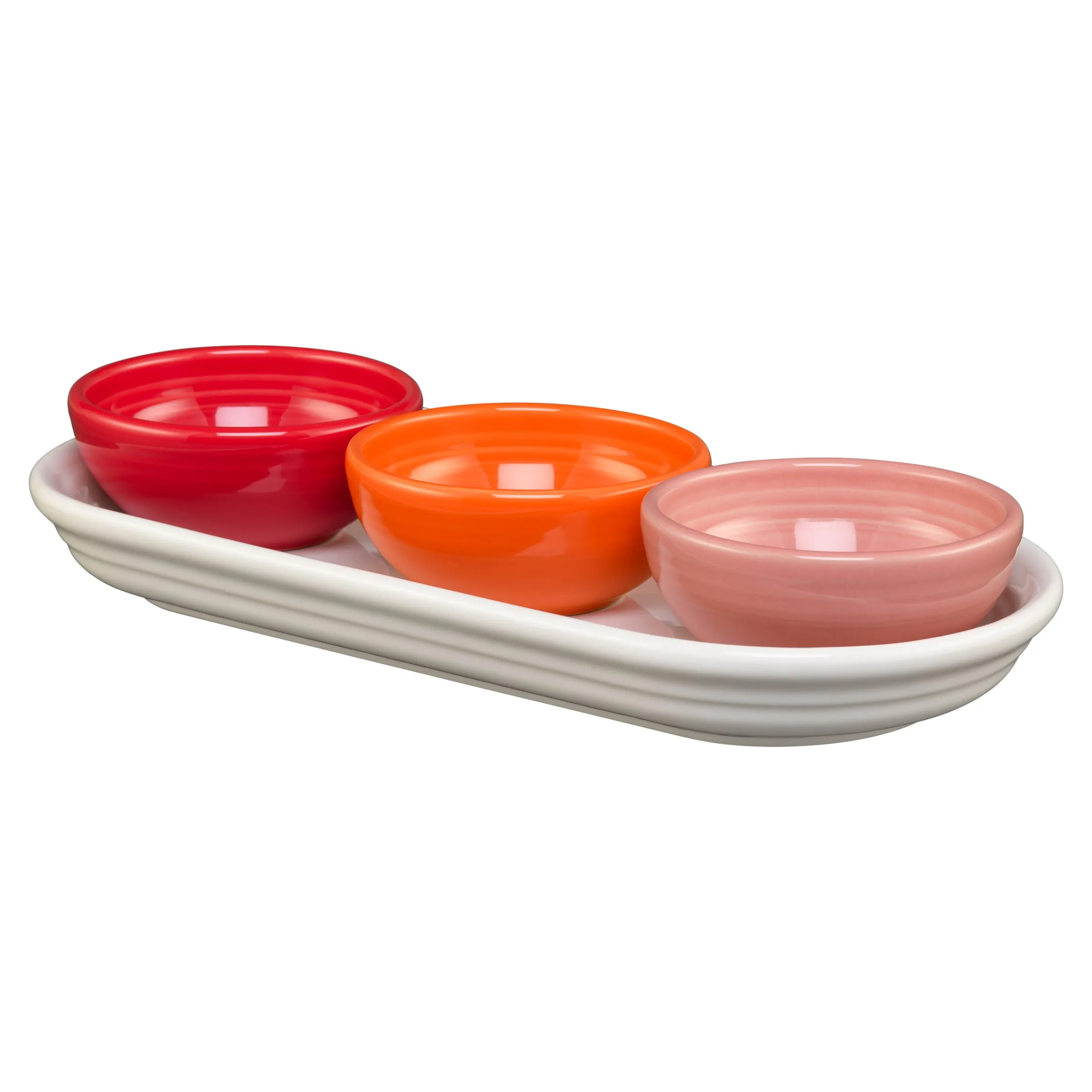 Sunset Horizon Mixed Colors 4-Piece Condiment Set|Fiesta Factory Direct Hot