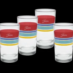 Vibrant 7 oz. Edgeline Juice Glass, Set of 4|Fiesta Factory Direct Best