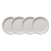 White Bistro Coupe 7 1/4 Inch Salad Plate, Set of 4|Fiesta Factory Direct Sale