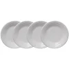 White Classic Rim 9 Inch Luncheon Plate, Set of 4|Fiesta Factory Direct