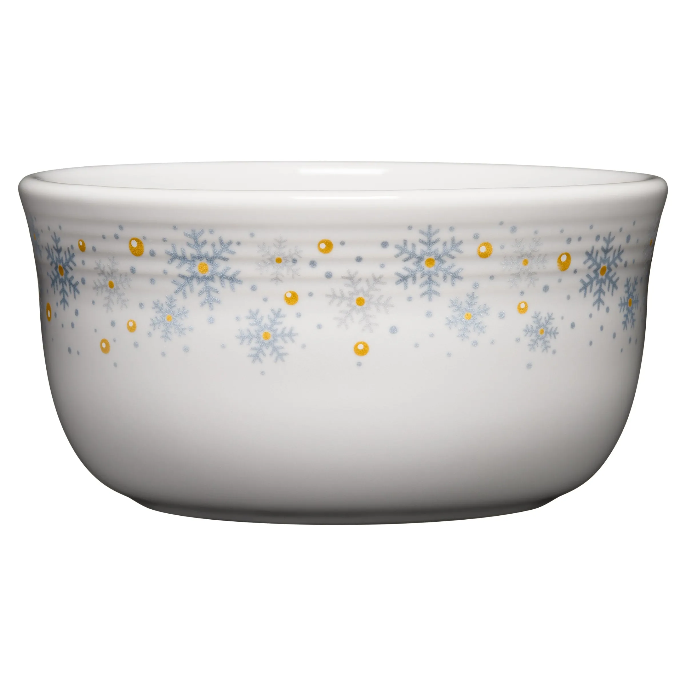 White Snowflake All-Purpose 6 Inch Gusto Bowl 28 OZ|Fiesta Factory Direct Clearance