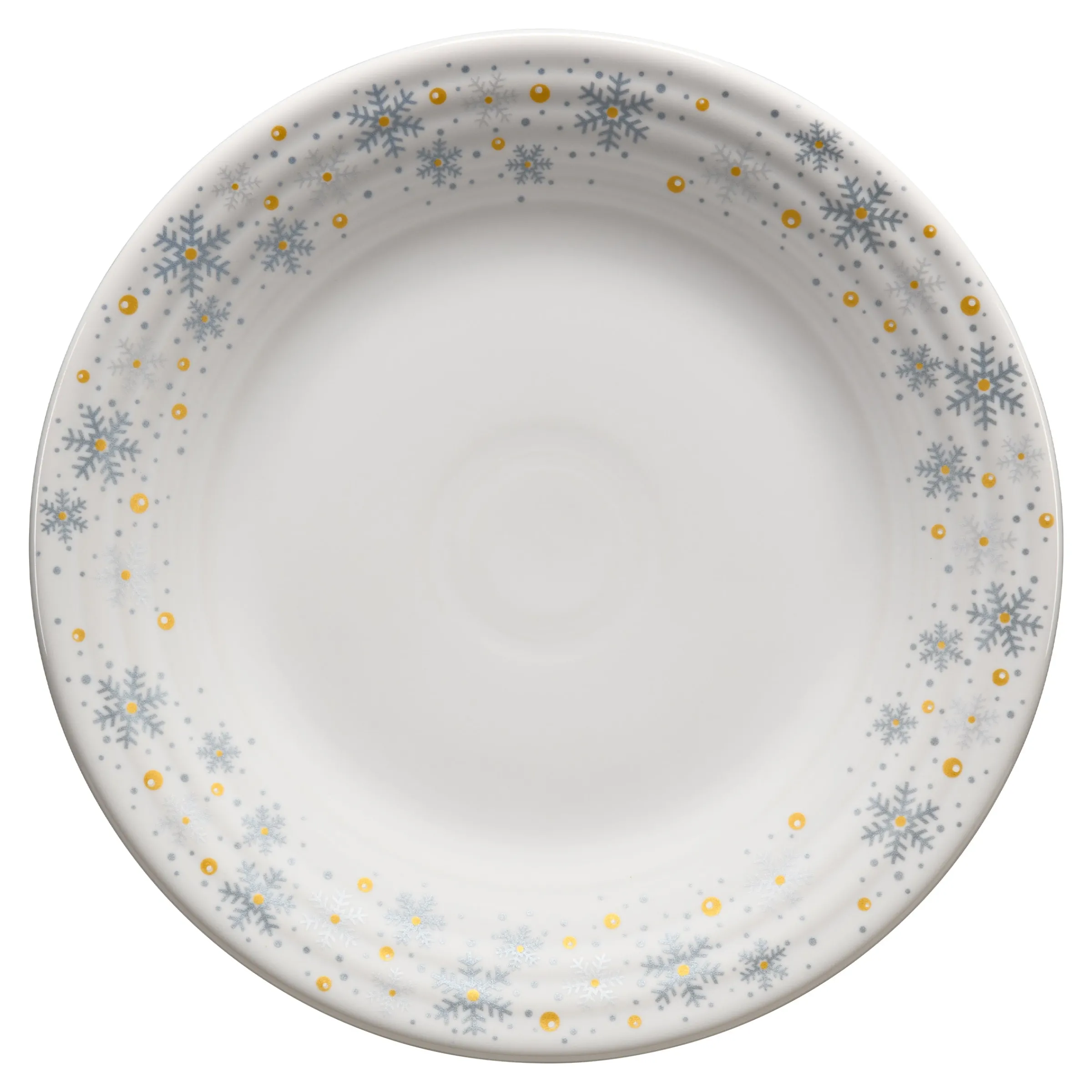 Snowflake Classic Rim 9 Inch Luncheon Plate|Fiesta Factory Direct Hot