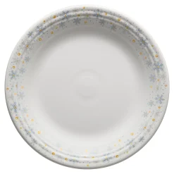 Snowflake Classic Rim 10 1/2 Inch Dinner Plate|Fiesta Factory Direct