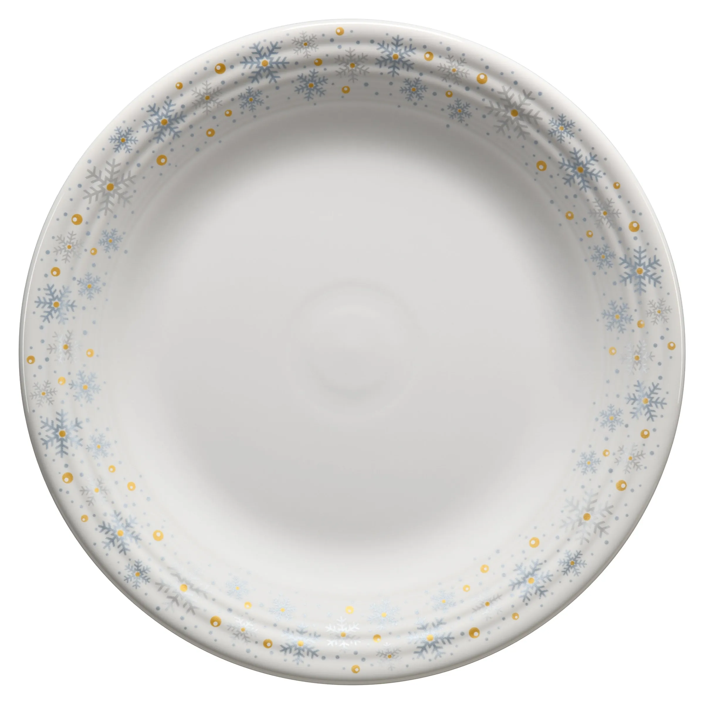 Snowflake Classic Rim 10 1/2 Inch Dinner Plate|Fiesta Factory Direct